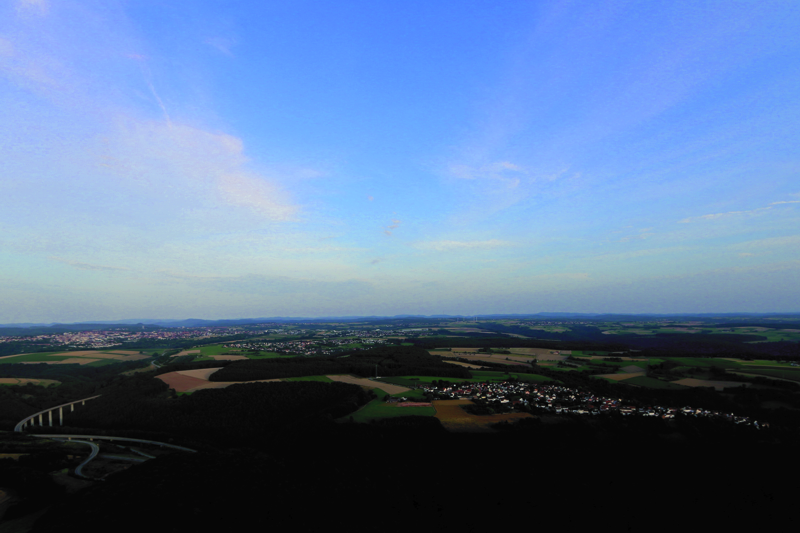 Panorama von Windsberg, 2014, "aus der Luft" (Bestellnummer: 05).