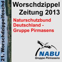 Worschdzippel Zeitung 2013: NABU und NAJU / NATURSCHUTZ vor Ort
