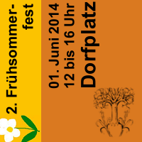 Am 1. Juni findet auf dem Dorfplatz das 2. Frühsommerfest statt